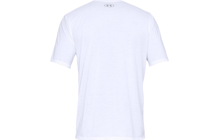 Men's Under Armour Ua Siro Ss Casual Sports Breathable Training Round Neck Short Sleeve White 1325029-100