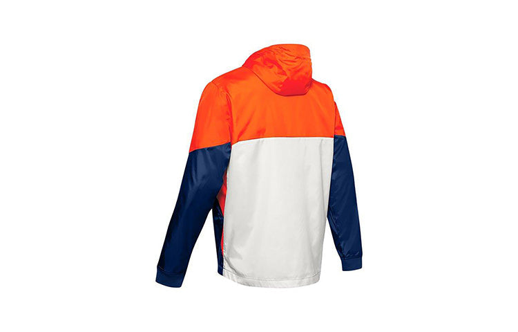 Men's Under Armour Legacy Training Protection Colorblock Jacket Orange 1345405-112