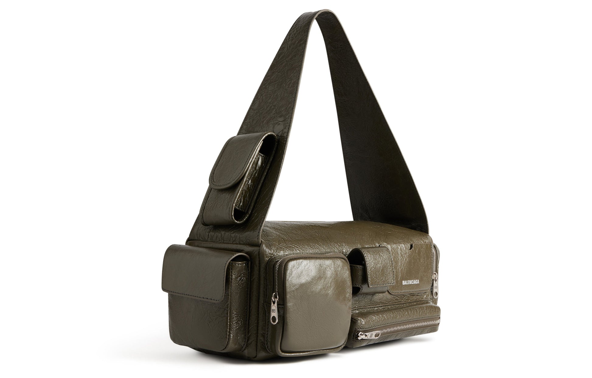 Balenciaga Superbusy Small Sling Bag 'Dark Green' 702167210C83503