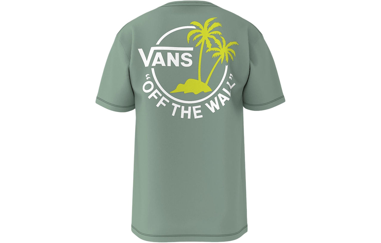Vans Classic Mini Dual Palm T-shirt 'Iceberg Green' VN0A7SMYD1L