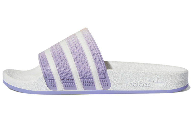 (WMNS) adidas Adilette Slide 'White Light Purple Copper' GV7757