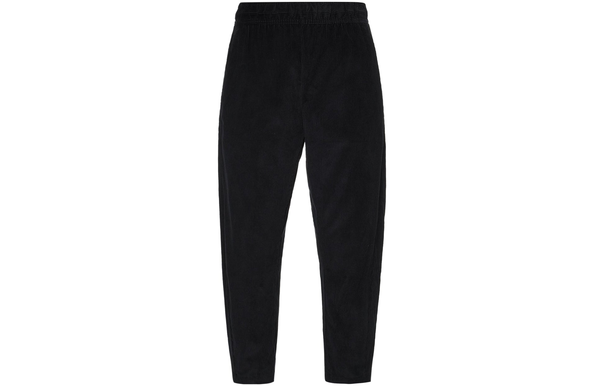 Men's Nike Solid Color Corduroy Cone Cropped Casual Pants/Trousers Black DO2324-010