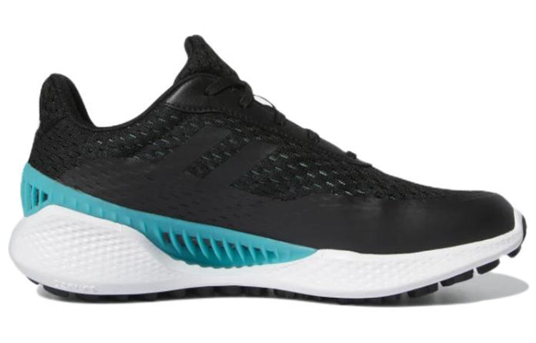 (WMNS) adidas Summervent Recycled Polyester Spikeless Golf 'Black Mint Rush' GV9765