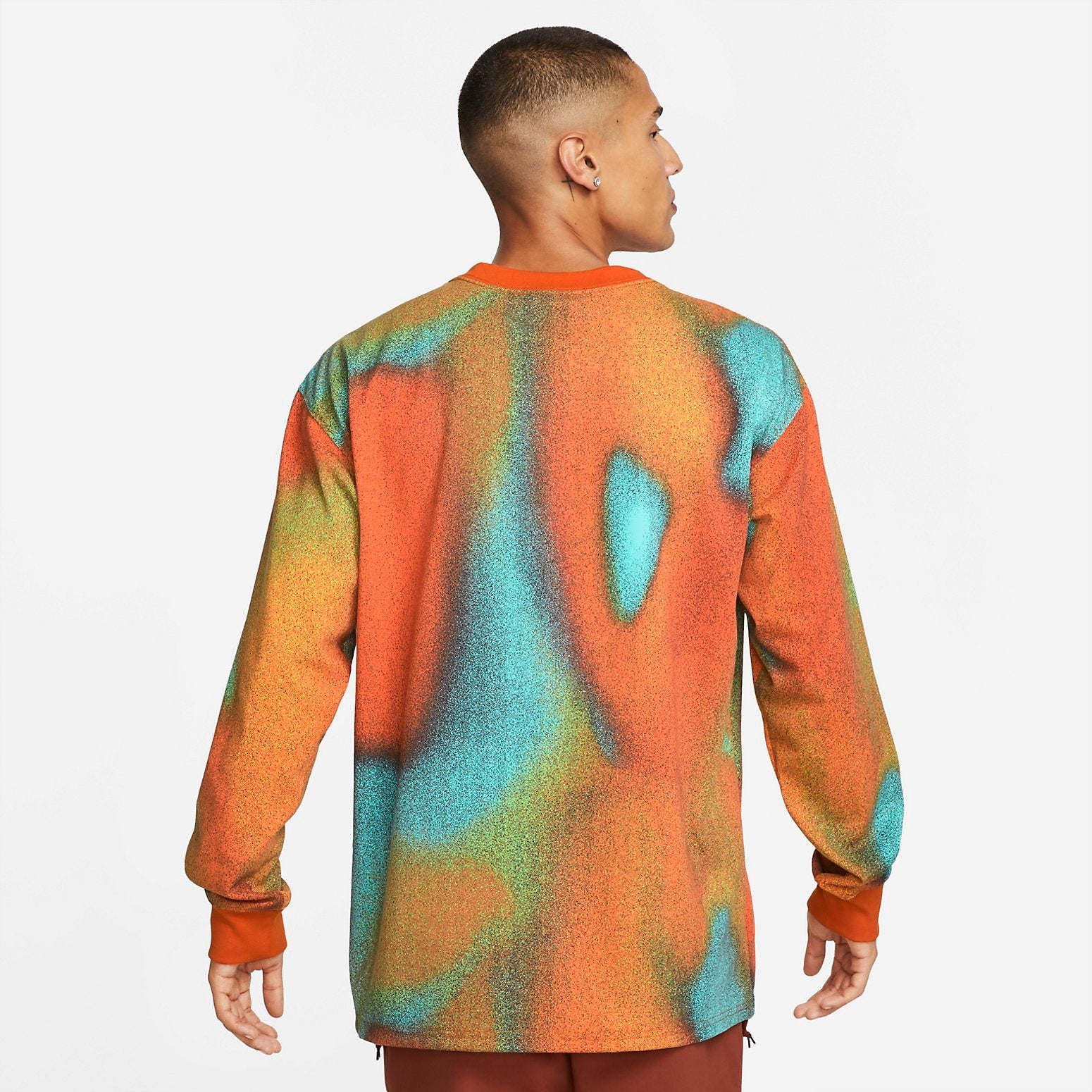 Nike ACG Allover Print Long Sleeve T-Shirt 'Orange' DV9664-719