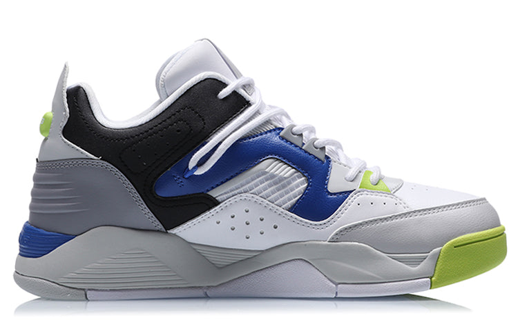 Li-Ning Casual Basketball Shoes 'White Black Blue' AGBR025-1