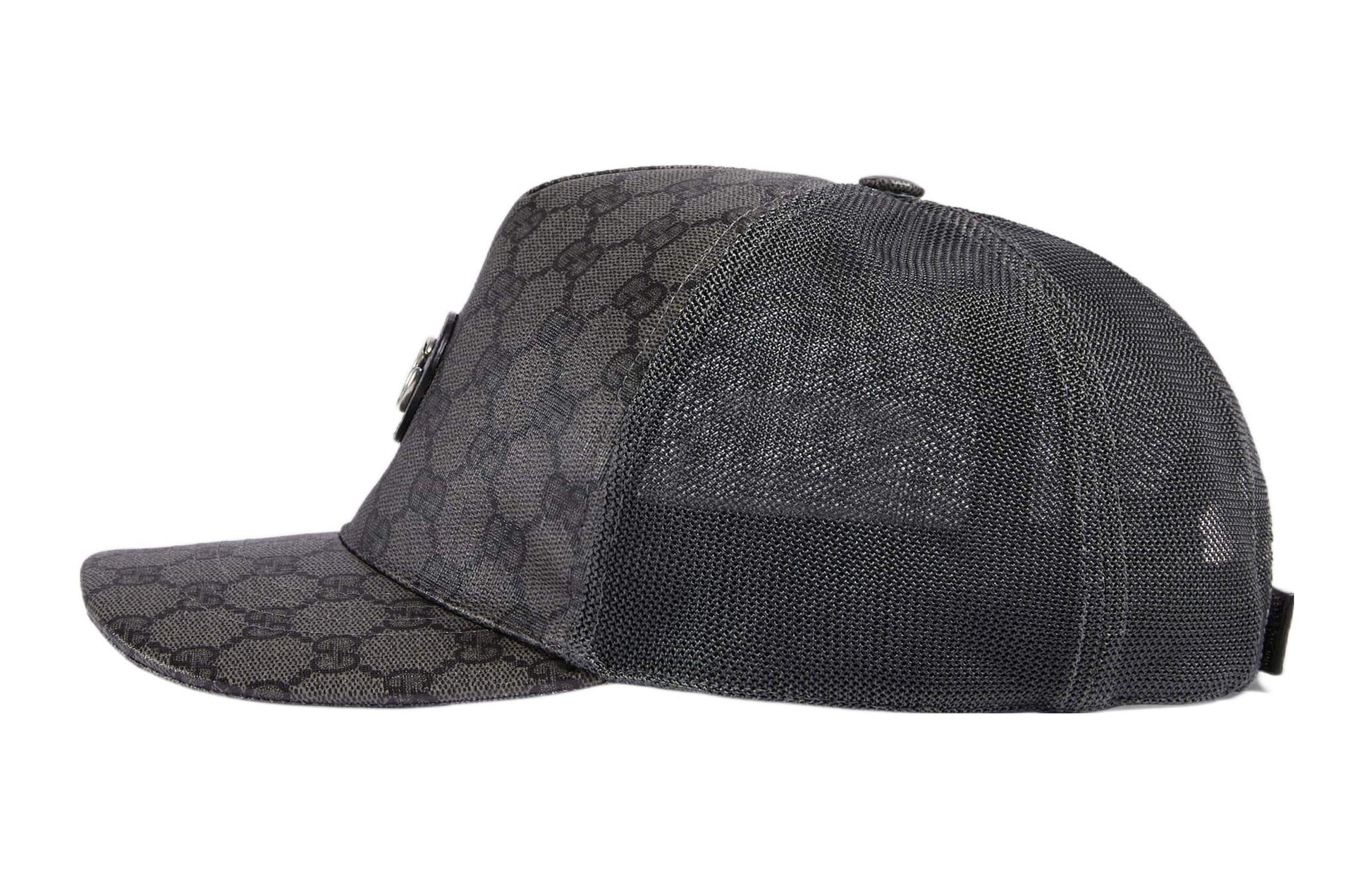 Gucci GG Supreme Baseball Hat 'Grey Black' 733927-4HAXN-8761