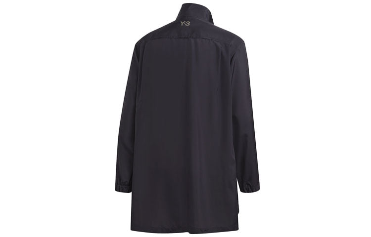 Men's Y-3 Stand Collar Zipper Casual Jacket Black GK4373