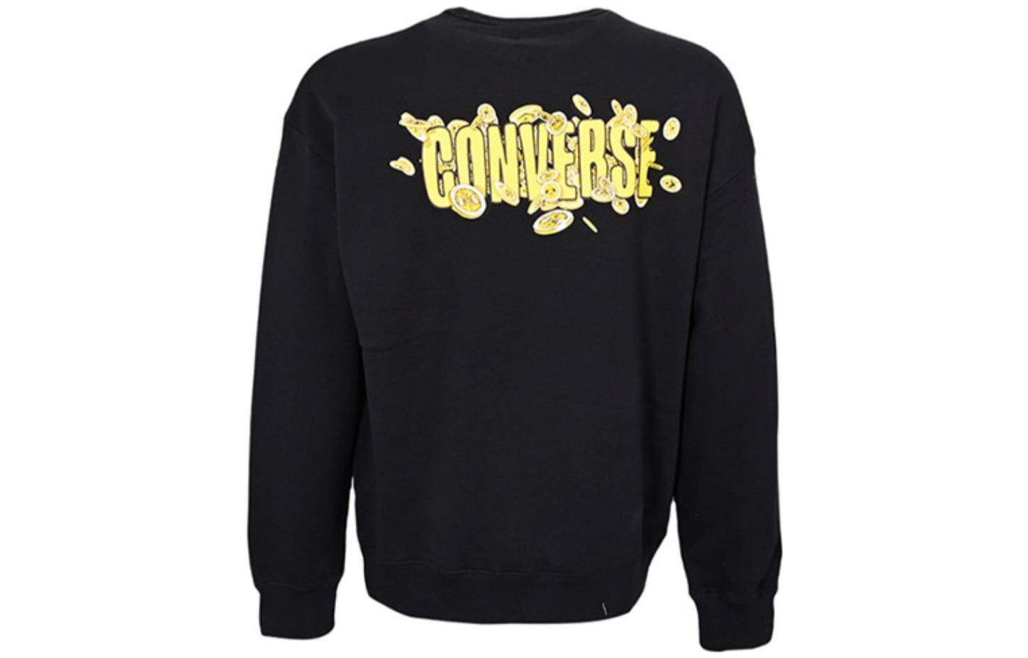 Converse YOTR Graphic Crew Asia Sizing 'Black' 10025505-A03