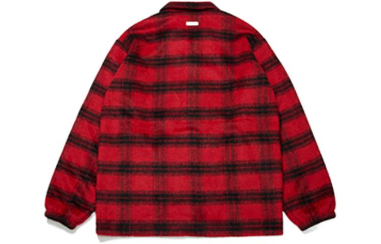 Li-Ning Rijindoujin Casual Plaid Outerwear 'Red' AFDT005-1
