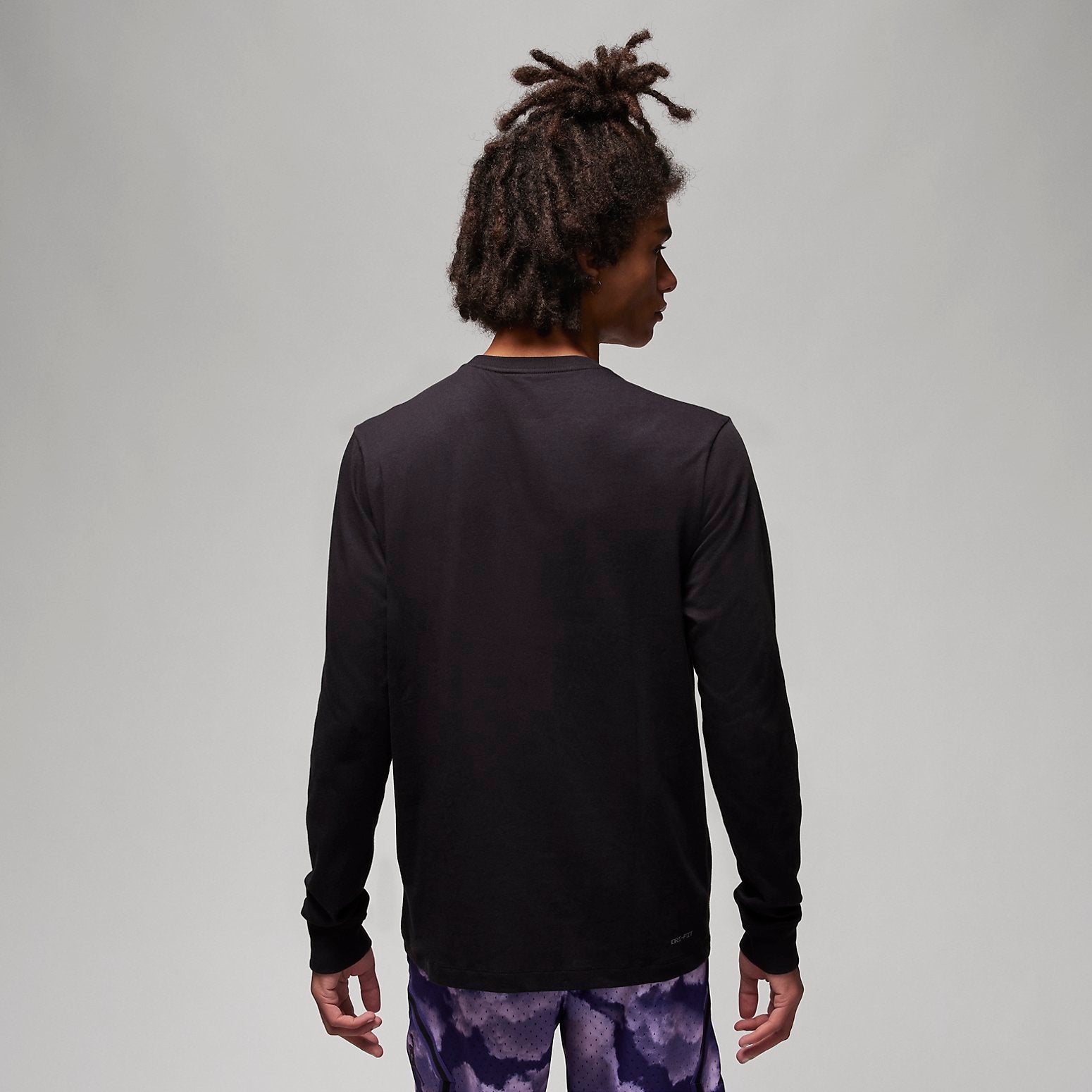 Air Jordan Sport Long-Sleeve T-Shirt 'Black Grey' FD7004-010