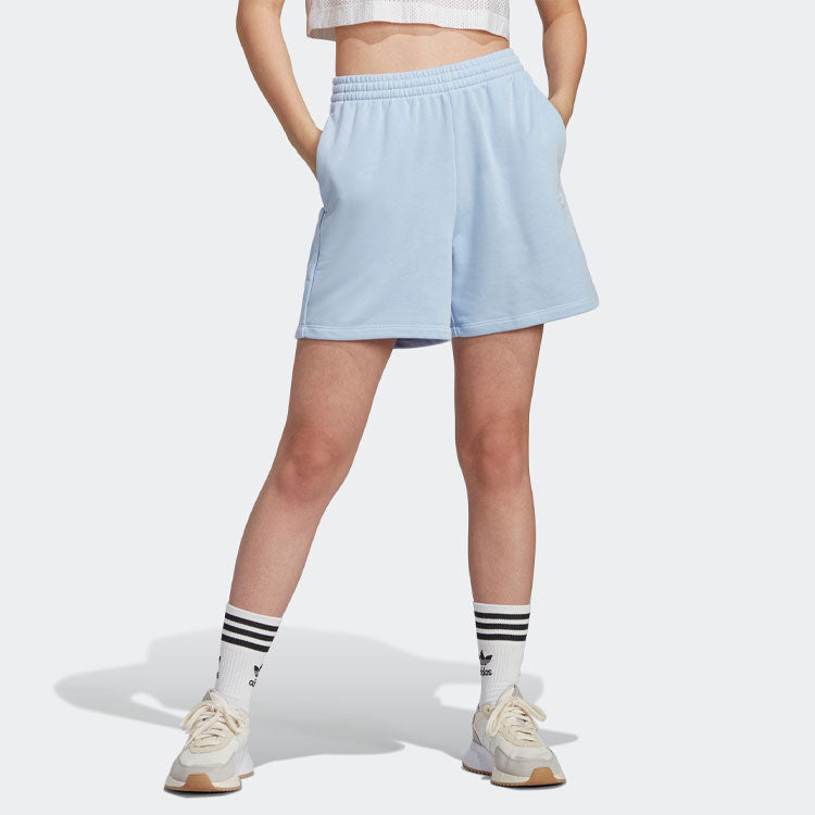 (WMNS) adidas originals Logo Shorts 'Blue' IL9618