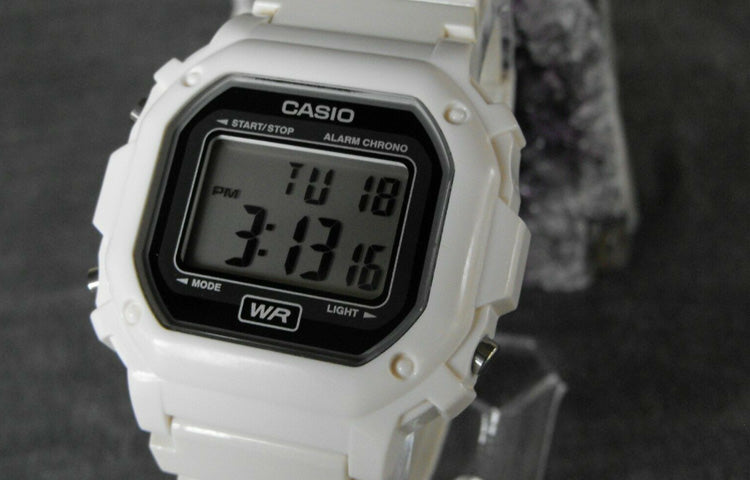 CASIO Sports Waterproof White Digital F-108WHC-7ACF