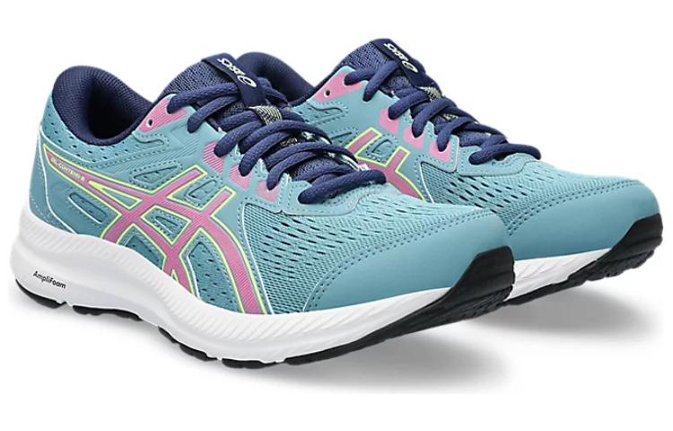 (WMNS) ASICS Gel-Contend 8 'Gris Blue Hot Pink' 1012B320-409