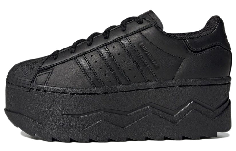 (WMNS) adidas originals Superstar Platform 'Black' GZ9126