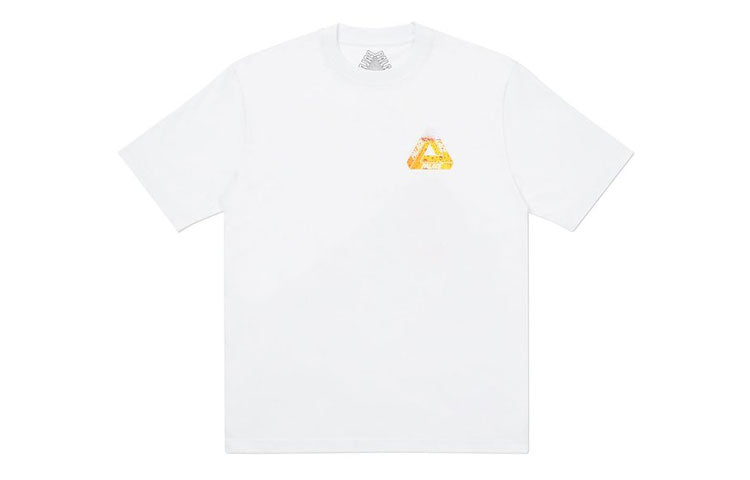 PALACE TRI-Lager Tee Triangle Logo Printing Short Sleeve White T-Shirt PAL-FW20-317