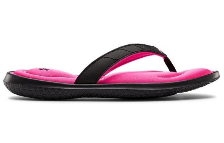 (WMNS) Under Armour Marbella 7 Sandal 'Black Pink Surge' 3022723-002