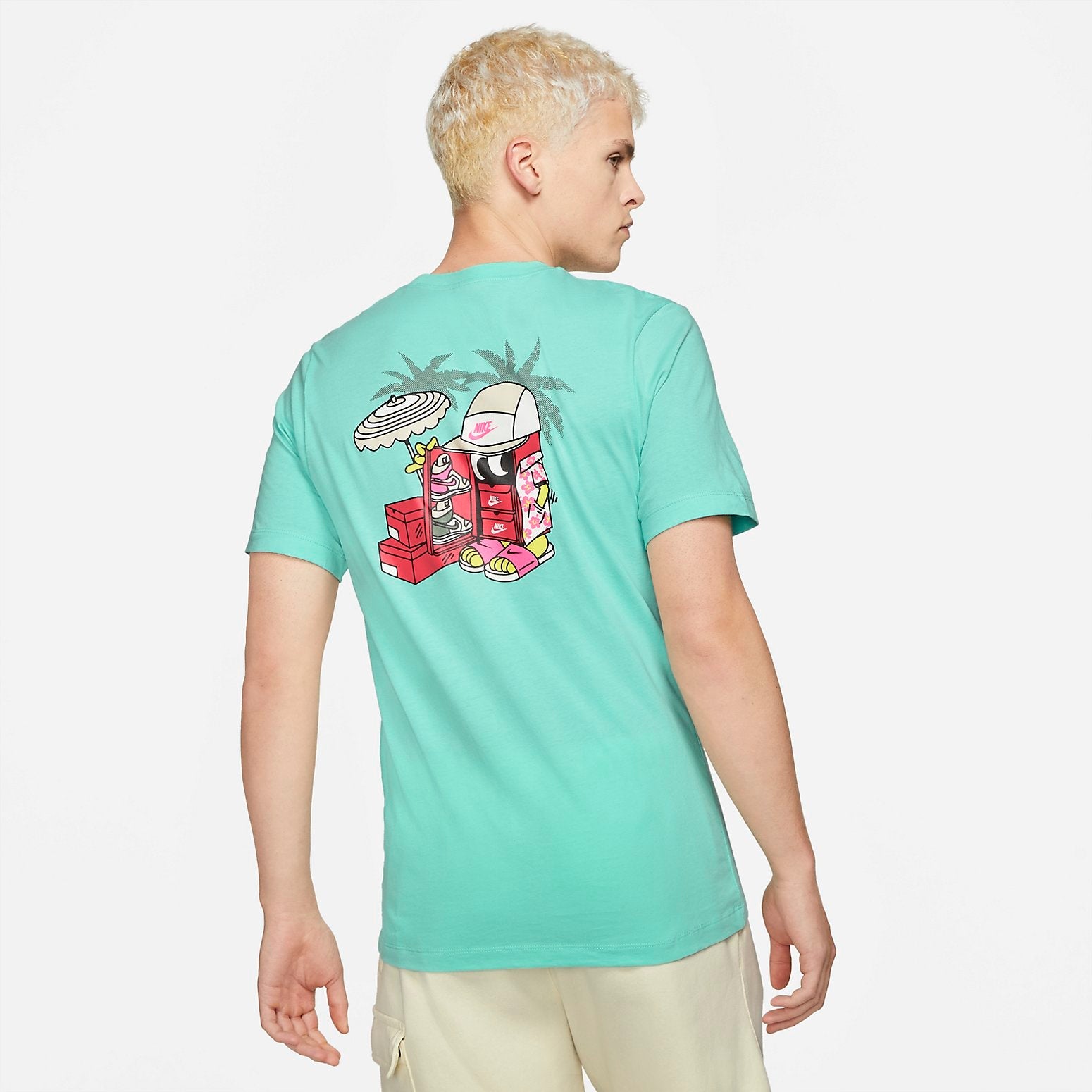 Nike Hawaii Aloha T-shirt 'Mint Green ' DD1261-307