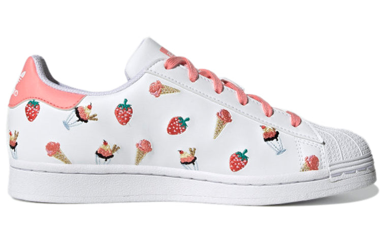 (WMNS) adidas originals Superstar 'White Peach Pink' H05667