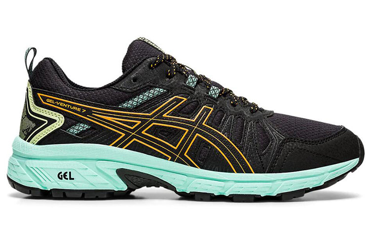 (WMNS) ASICS Gel-Venture 7 'Black Mint Orange Pop' 1012A476-003