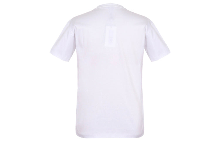 KENZO Cotton Embroidered Printing Short Sleeve White FA52TS956939-01