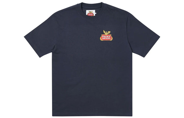 PALACE x Stella Artois Crossover Alphabet Short Sleeve Unisex Navy Blue PAL-SS21-25