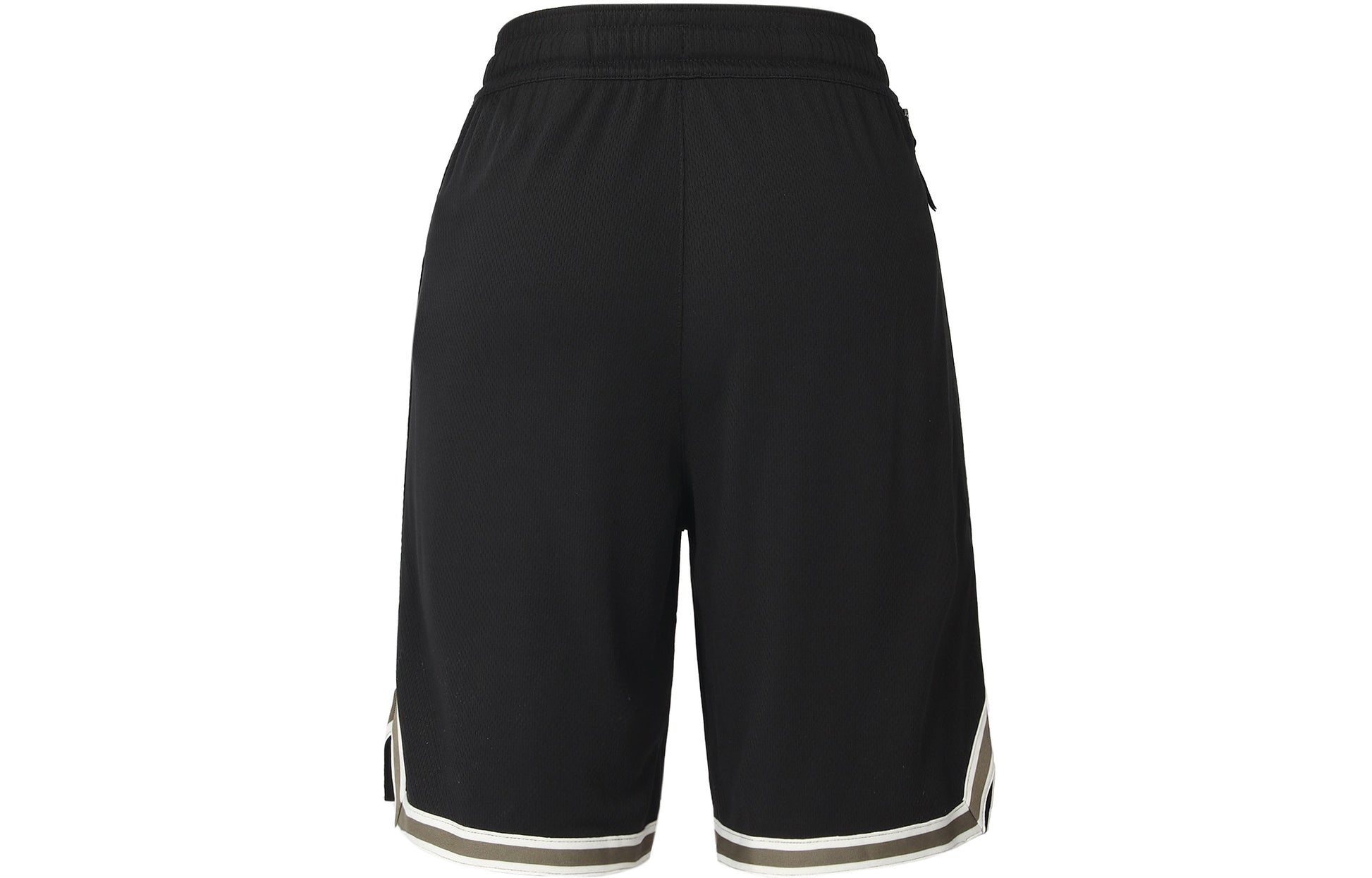 Men's Nike Brand Logo Alphabet Printing Pattern Drawstring Elastic Waistband Basketball Shorts Black DX6138-010