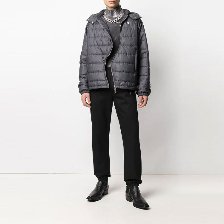 Off-White SS21 Detachable Logo Jacket Black OMEA277S21FAB0010601