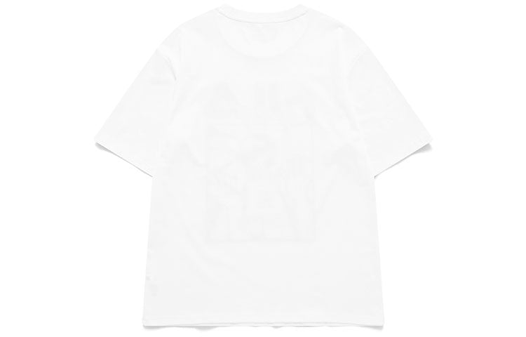 FILA FUSION Casual Sports Basketball Loose Round Neck Short Sleeve White T11M125115F-WT