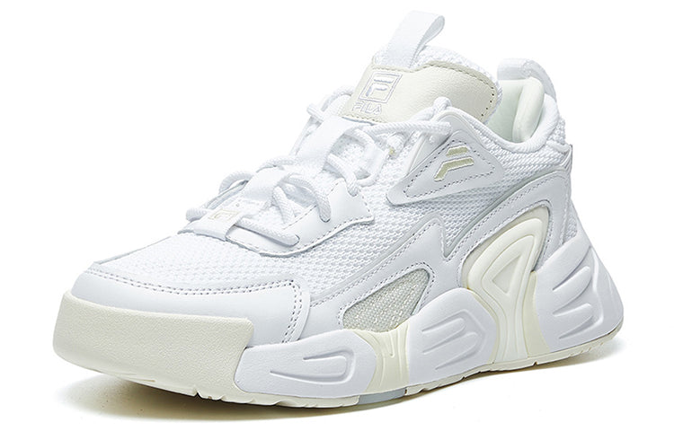 (WMNS) FILA SWARM low swirl sneakers white F12W021213FWT