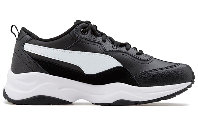 (WMNS) PUMA Cilia Lux 'Black White' 370282-17