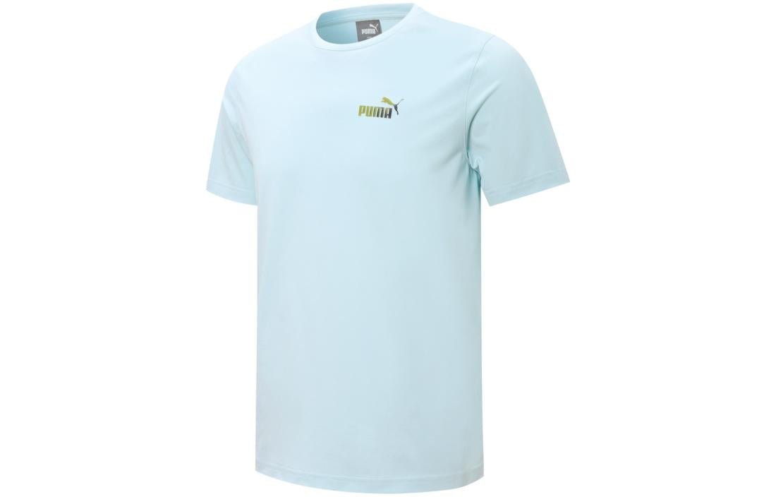 PUMA Back Big Logo Tee 'Blue' 671961-20