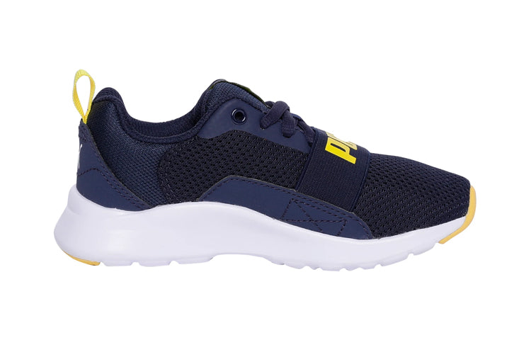 (PS) PUMA Wired SoftFoam Running Shoes Blue/Yellow 366903-05