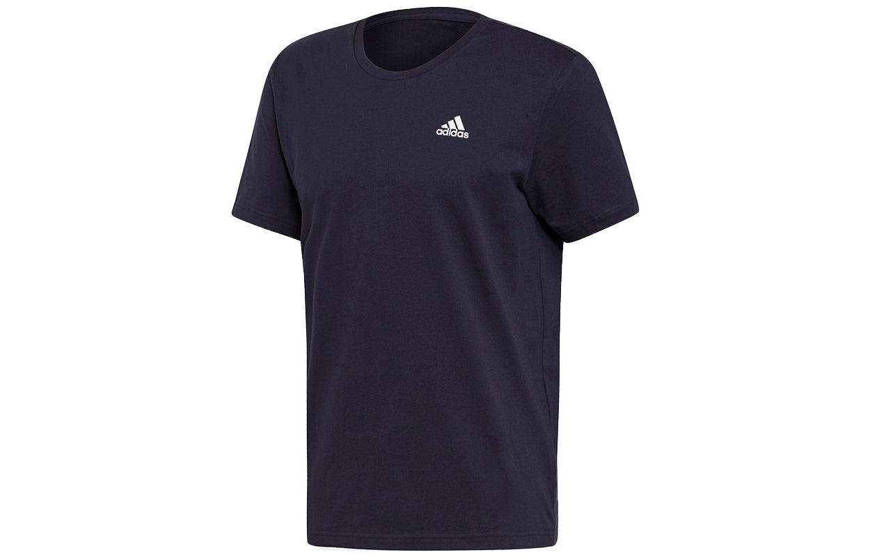 adidas Mh Mascot T Back Printing Sports Short Sleeve Blue DV3074
