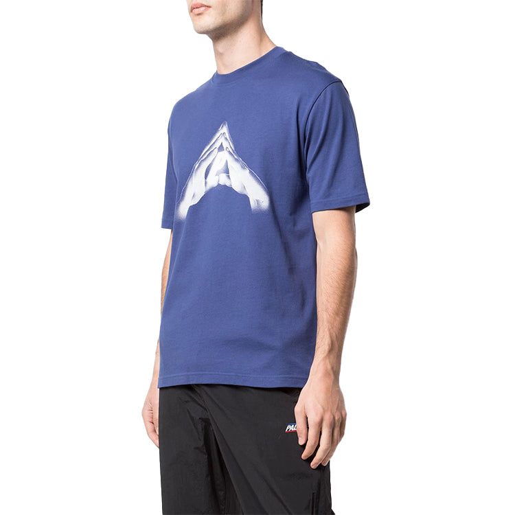 Men's PALACE Ps Open Doors Round Neck Short Sleeve Blue P17TS015T