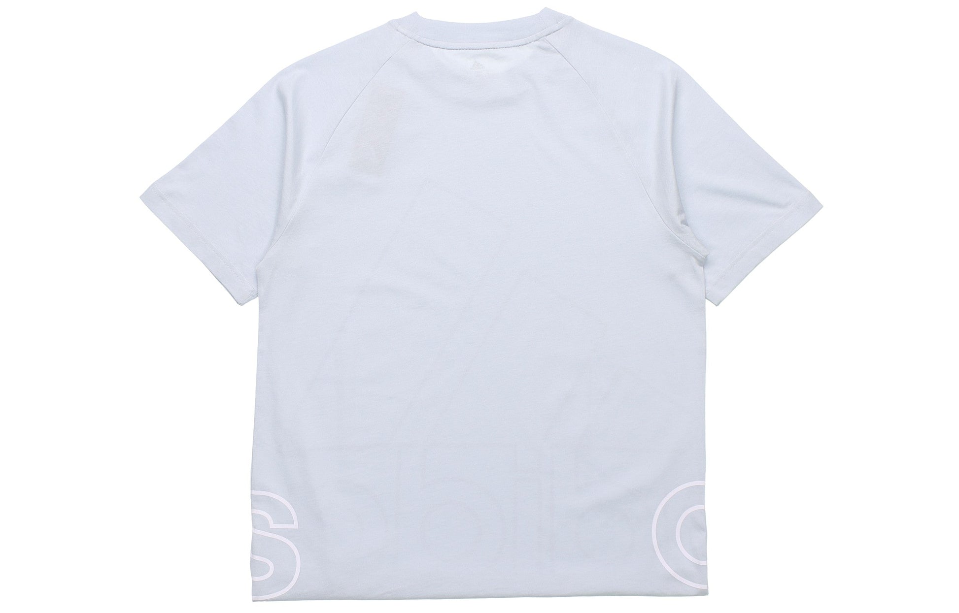 adidas U Big Logo T Sports Stylish Knit Round Neck Short Sleeve Blue GU4293