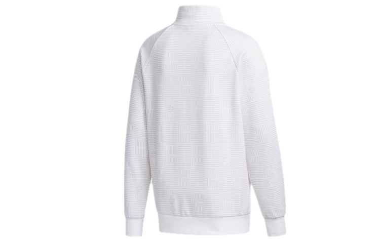adidas Wj Crew Story Sports Stand Collar Pullover White FJ0203