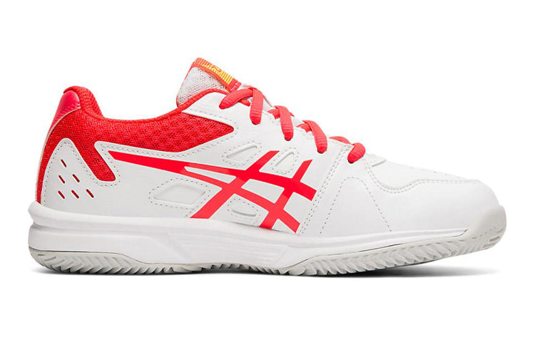 (GS) ASICS Court Slide Clay 'White Red' 1044A006-101