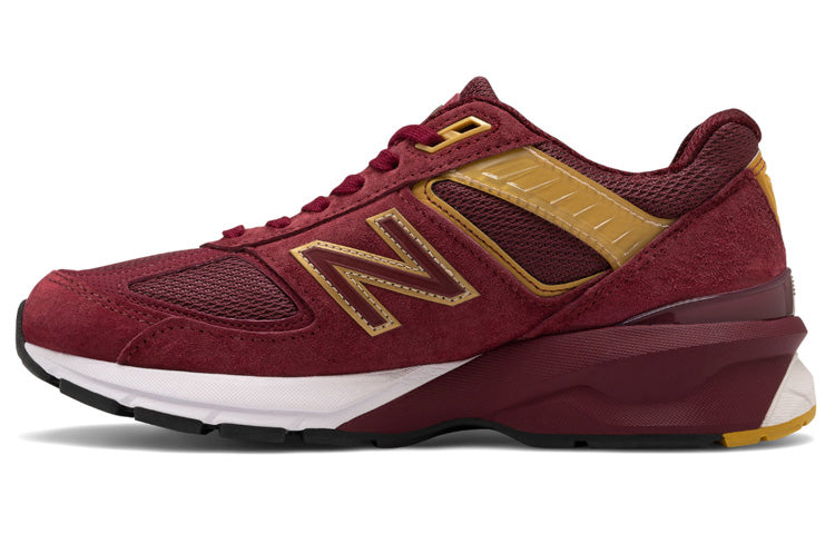 (WMNS) New Balance 990v5 Made in USA 'Burgundy Gold ' W990BG5