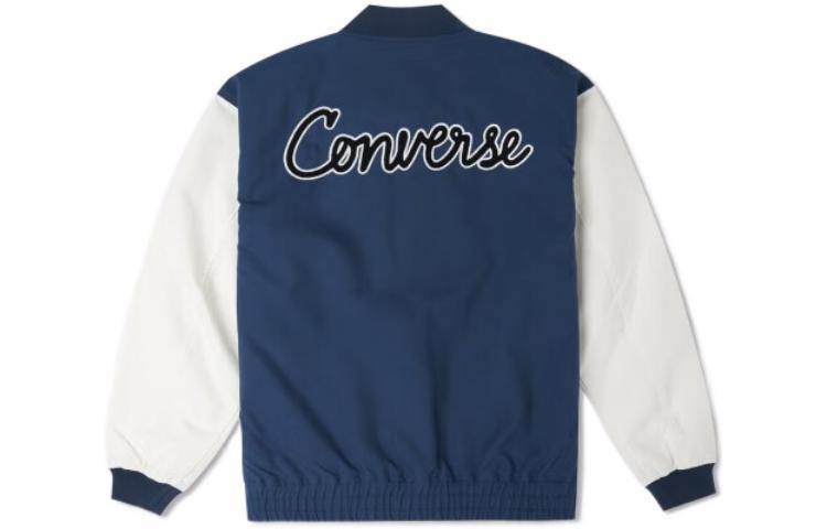 Converse Chain Stitch Woven Jacket Asia Sizing 'Blue White' 10025514-A02