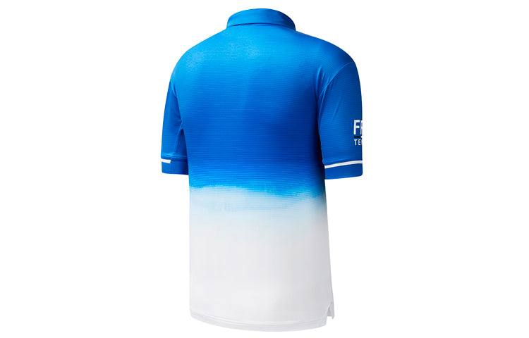 FILA ATHLETICS Tennis Professional Sports Short Sleeve Polo Shirt Blue A11M033151F-DB