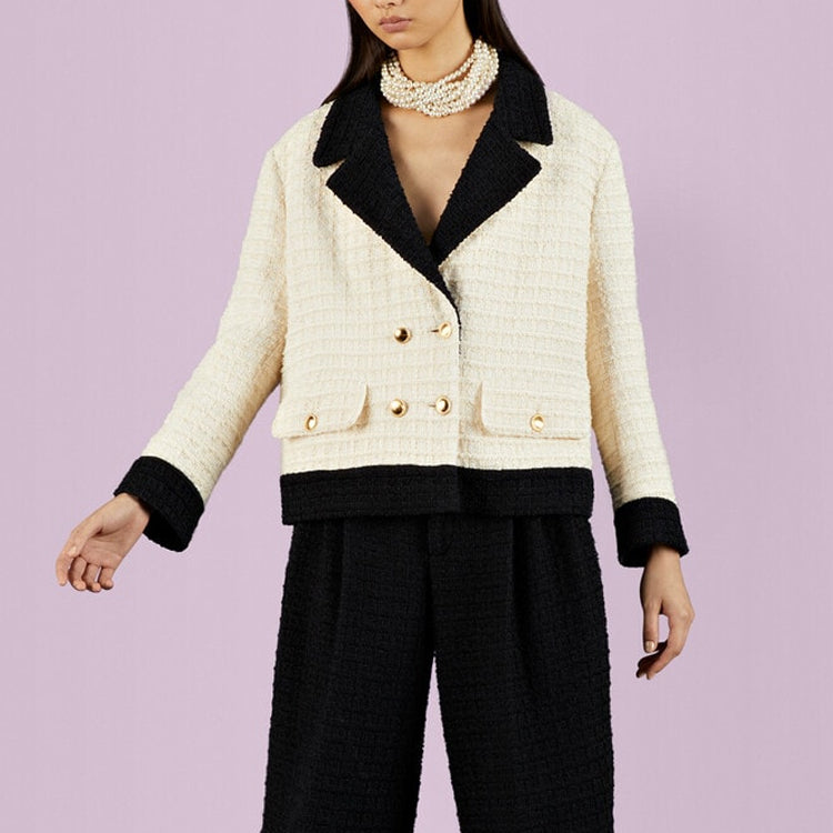 (WMNS) Gucci Double-Breasted Tweed Jacket 'Ivory' 731310-ZAK59-9791