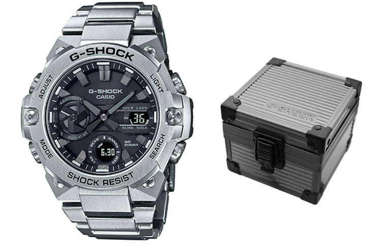 CASIO G-Shock Analog-Digital 'Silver' GST-B400D-1APFT