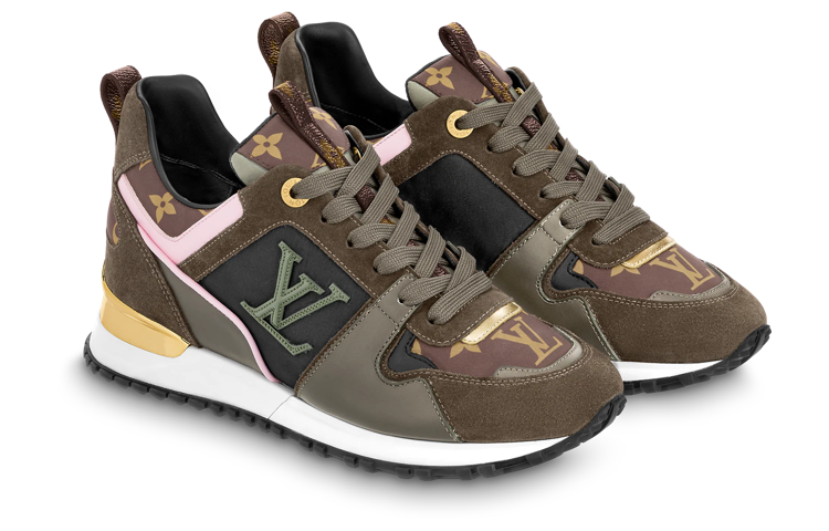 (WMNS) LOUIS VUITTON LV Run Away Sneakers 'Brown' 1AAP4L