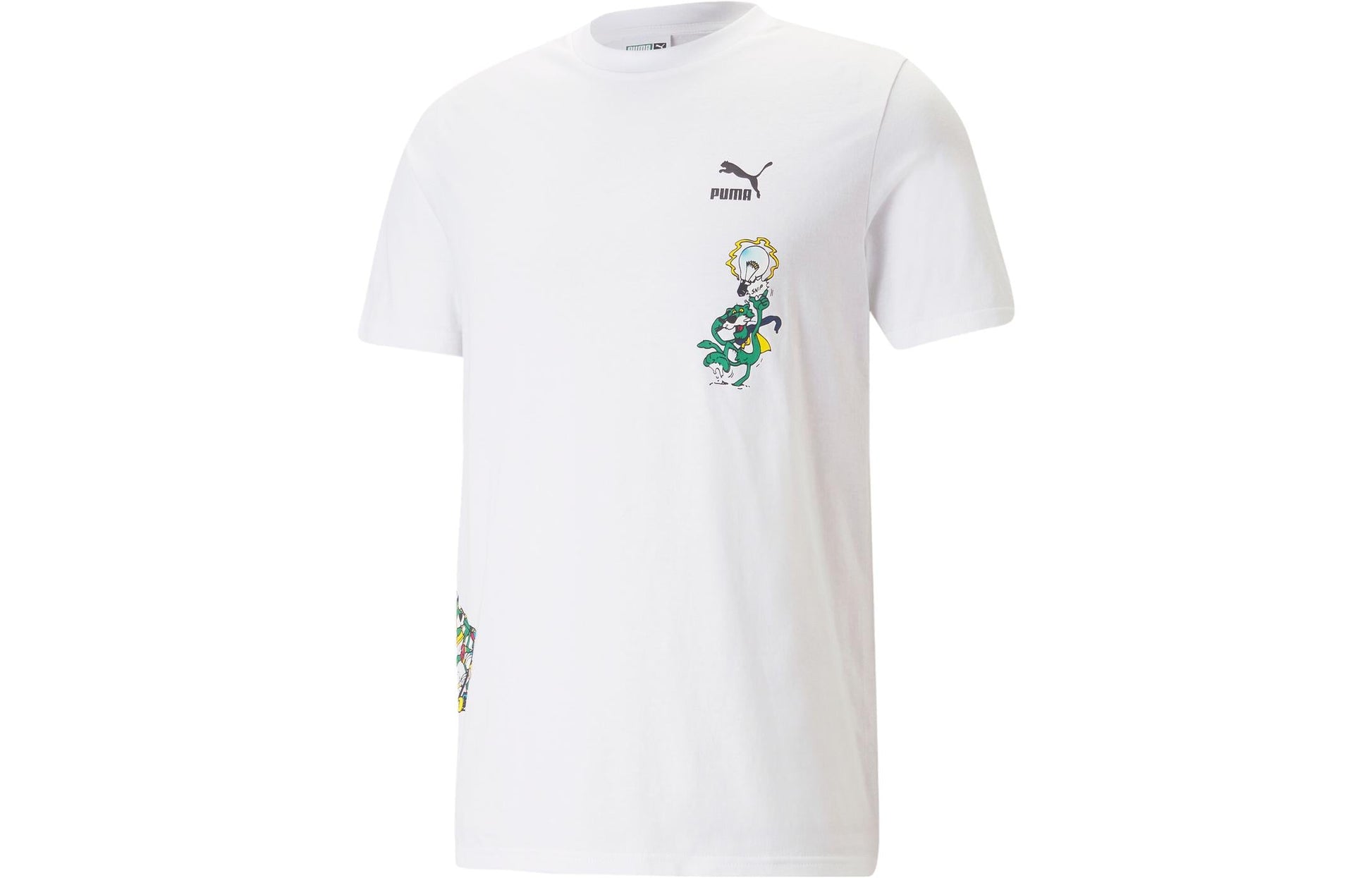 PUMA Classic Super Graphic T-Shirt 'White' 621993-02