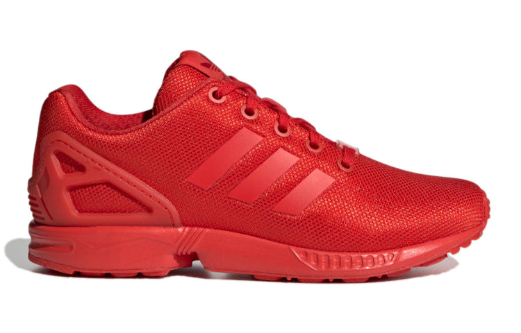 (GS) adidas originals ZX Flux J 'Red' EG3823