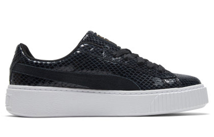 (WMNS) PUMA Platform Snake Lux Black 369904-01