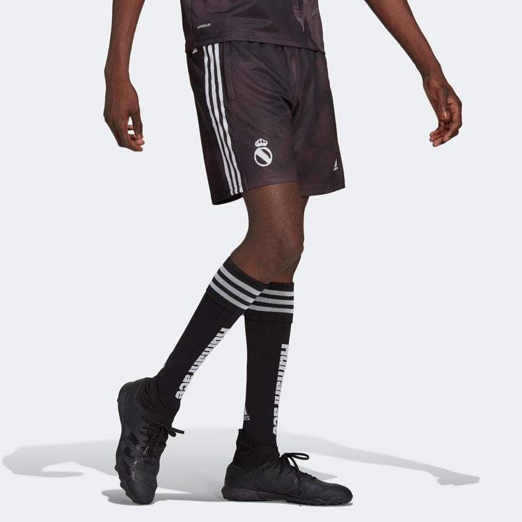 adidas Logo Elastic Waistband Stripe Straight Shorts Colorblock GJ9097