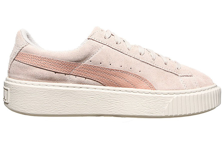 (GS) PUMA Suede Platform Jr 'Snake - Pearl' 363906-06