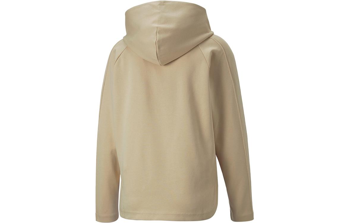 (WMNS) PUMA T7 Hoodie 'Beige' 537573-67