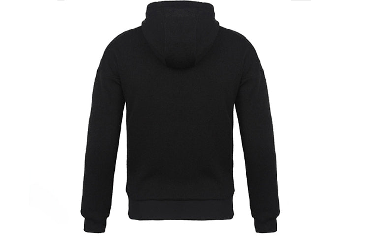 adidas Casual Sports Knit Windproof Hooded Jacket Black CD2873